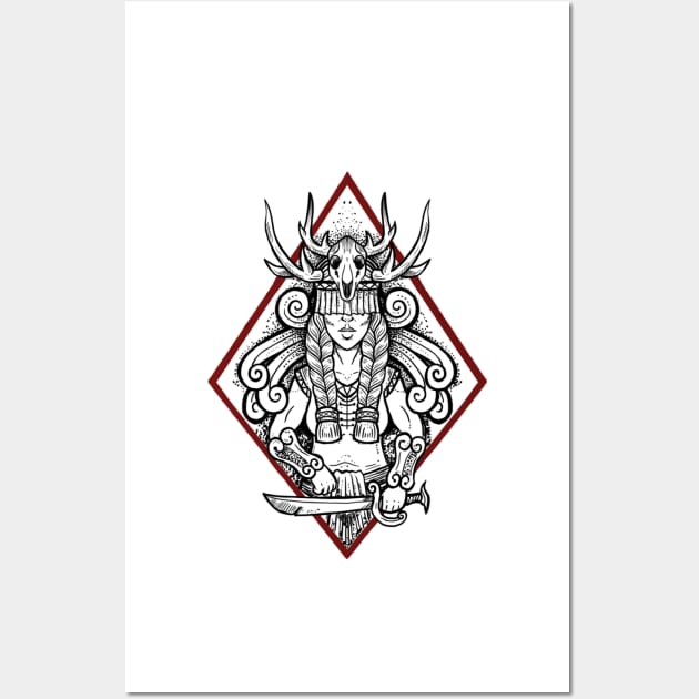 shaman viking heilung Wall Art by BlackForge